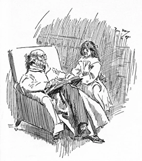 Aesop Gallery: Little girl amazed at condition of her Grandfathers book