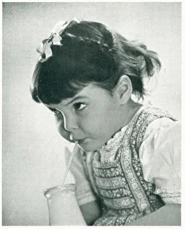 Buyers Prints: Little Girl Drinking