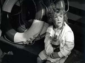 Buoy Collection: Little girl on a ferry boat, Scotland
