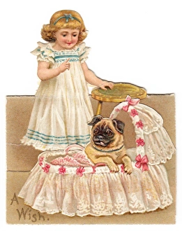 Dog Pup & Child