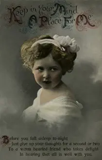 Little girl in white