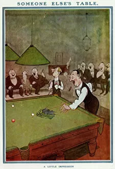 Billiards Collection: A Little Impression by H. M. Bateman