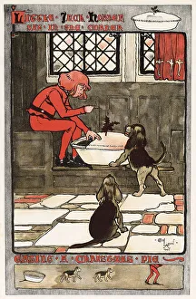 Horner Prints: Little Jack Horner Sat In The Corner by Cecil Aldin