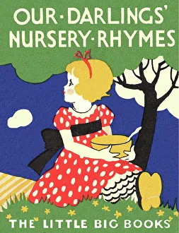 Childs Prints: Little Miss Muffett