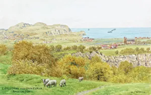 Orme Prints: Little Orme from Bryn Euryn, Rhos-on-Sea, North Wales
