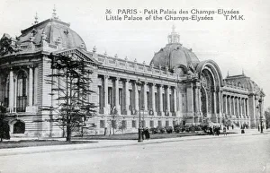Unattributed Prints: Little Palace of the Champs -Elysees, Paris, France
