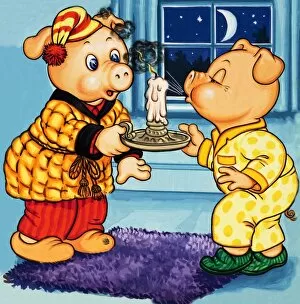 Moon Light Collection: Two little pigs