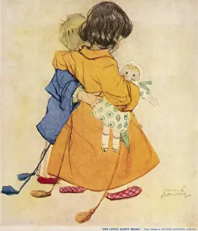 Caring Prints: Two Little Sleepyheads by Muriel Dawson