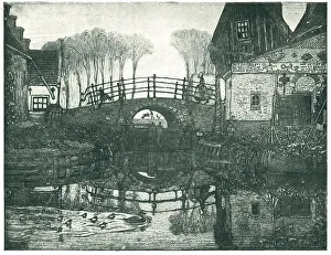 Crude Prints: The Little Sluice, At Edam, Holland