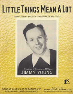 Images Dated 29th August 2017: Little things mean a lot - Music Sheet Cover