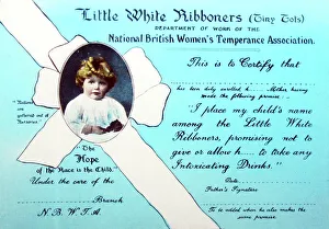 Little White Ribboners, Nat. Brit. Women's Temperance Assoc