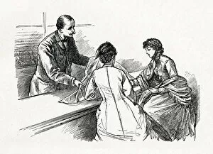Alcott Gallery: Little Women - Meg buying silk for a new dress