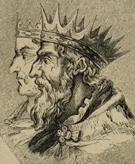 Visigoths Prints: Liuvigild (525-586). Visigothic King