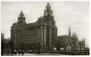 The Liver Building, Pier Head, Liverpool, Merseyside