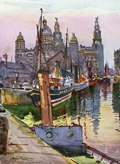 1921 Collection: Liverpool / Canning Dock