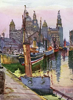 1921 Collection: Liverpool / Canning Dock