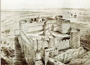 Images Dated 27th February 2020: Liverpool Castle in 1237