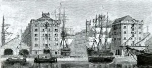 1876 Prints: Liverpool docks 1876