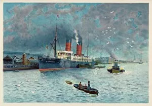 Harbours Collection: Liverpool Docks C1895
