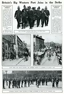 Images Dated 18th September 2017: Liverpool General transport Strike 1911