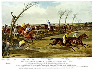 Georgian Collection: Liverpool Grand National Steeplechase