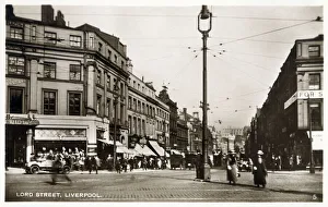 Overhead Prints: Liverpool, Merseyside - Lord Street