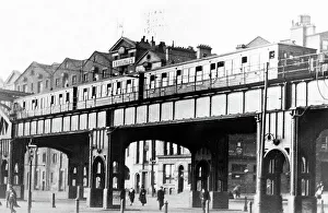 Overhead Prints: Liverpool Overhead Railway, early 1900s
