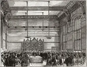 Popularly Prints: Liverpool Seamens Orphanage - Opening Ceremony in Dining Ha