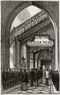 Popularly Prints: Liverpool Seamens Orphanage Opening Royal Party at Entrance