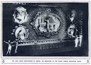 Revues Prints: Living drop-curtain in Better Days, London Hippodrome