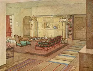 Gebhard Prints: Living / Gebhard 1929