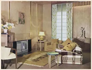 Neutral Prints: Living Room / 1934
