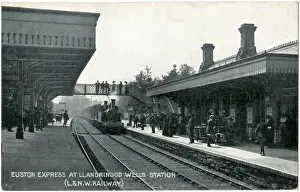 Approaching Prints: Llandrindod Wells railway station, Powys, Wales