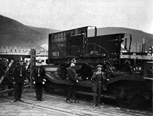 Riots Prints: Llanelli railway strike riots, Wales