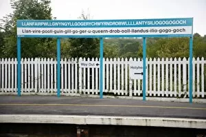 Platform Gallery: Llanfairpwll station, Wales