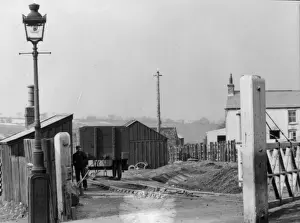 Llangyfelach Railway Crossing, Glamorgan, South Wales