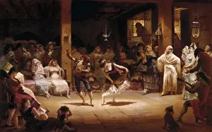 Couples Prints: LLOVERA BOFILL, Josep (1846-1896). A Dance of