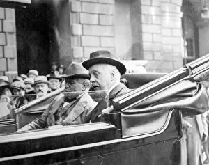 Images Dated 9th August 2011: Lloyd George and Balfour in Paris, WW1