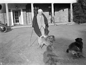 Images Dated 16th April 2012: Lloyd George & his Dog