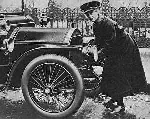 Napier Prints: Lloyd Georges lady chauffeur
