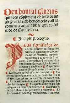 Prologue Prints: LLULL, Ram󮠨1235-1315). Philosopher, mystic