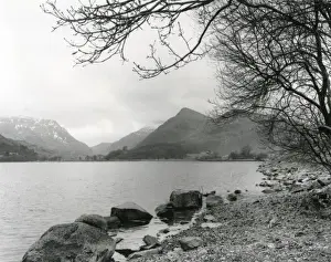 Llanberis Prints: Llyn Padarn, Llanberis and Dolbadarn Castle, North Wales