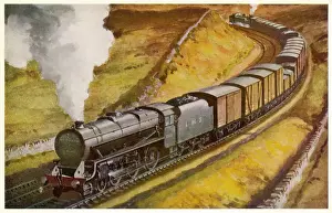 Trains Prints: Lms Freight Train