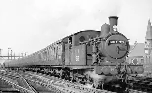 Locomotives Prints: LNER Steam Train to Gidea Park possibly 1930s