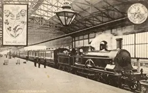 Scotch Prints: LNWR - Royal Mail Train at Rugby Station