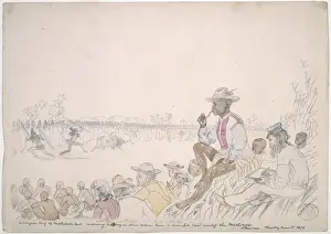 John Thomas Baines Prints: Lo Bengulu King of the Matabeliland