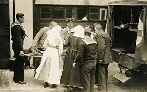 Loading an ambulance at Ramsgate Town Station