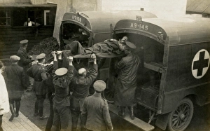Loading an ambulance at Ramsgate Town Station Loading an ambulance at Ramsgate Town Station