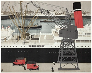 Images Dated 18th May 2012: Loading mails at the docks in London