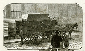 Banking Gallery: Loading Postal Orders, Bank of England, City of London